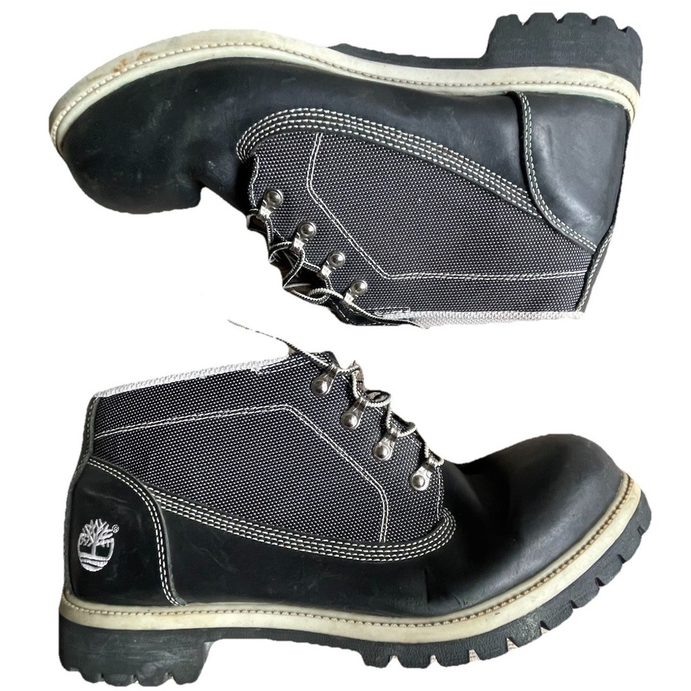 Timberland Campsite Chukka Waterproof Boots Black Gray 13049 Mens 14M